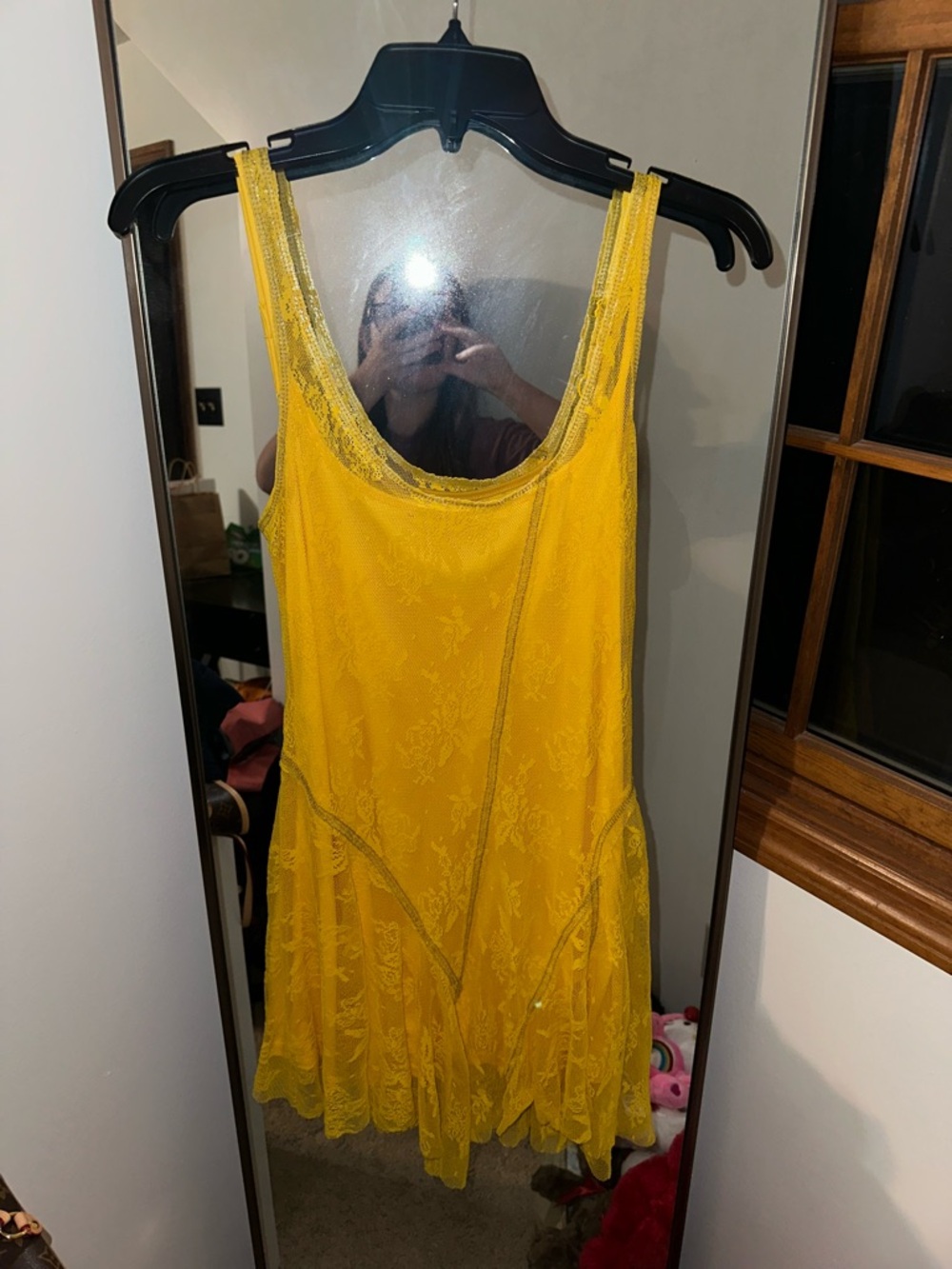 Yellow Lace Urban Outfitters Dress
